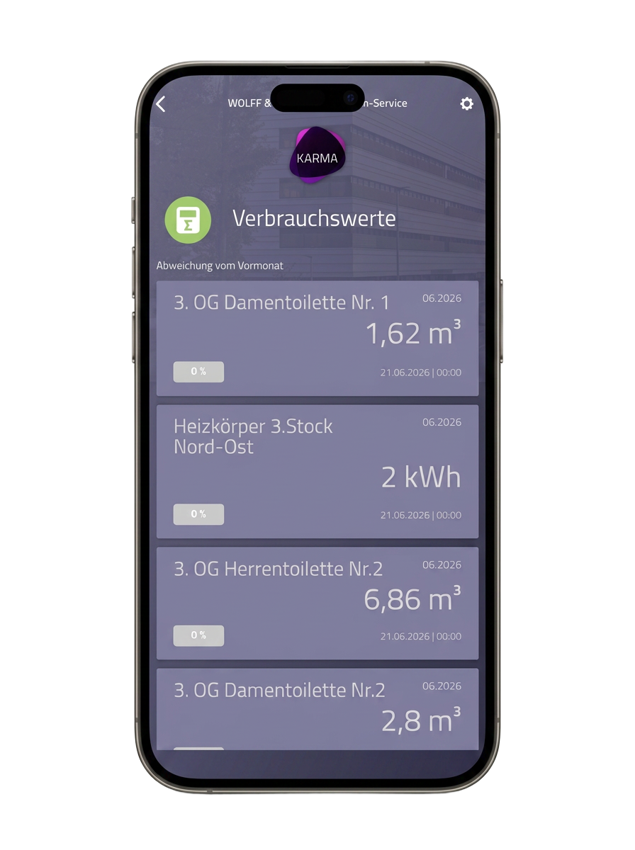 KARMA App Screen 2